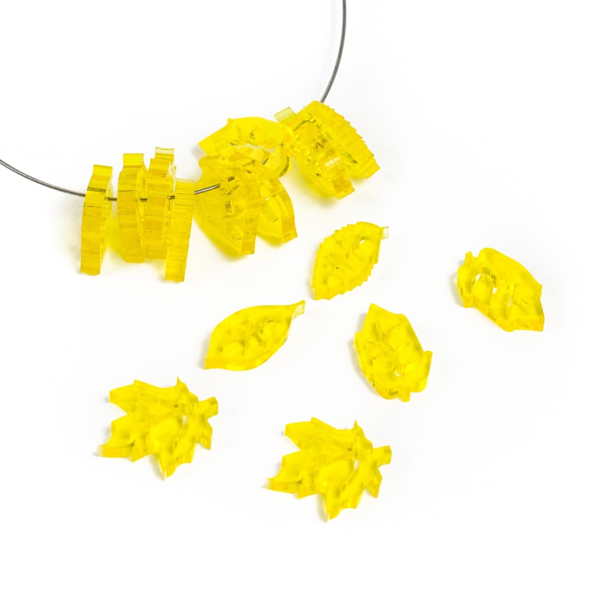 Yellow Translucent Acrylic example product.
